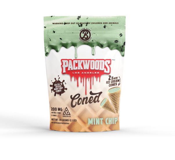 Packwoods Cones Delta 8 2 count Mint Chip