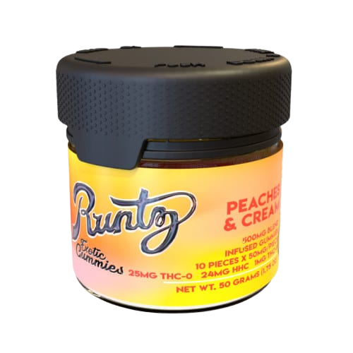 Runtz-Exotic-Gummies-500mg-Peaches-and-cream