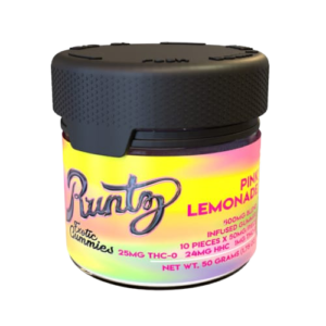 Runtz-Exotic-Gummies-500mg-Pink-Lemonade